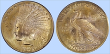 1909-S $10 MS63