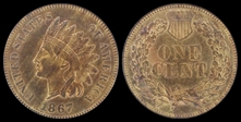 1867 1C MS64RB