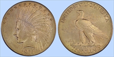 1911-D $10 MS63