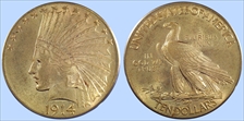 1914 $10 MS63