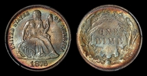 1876 10C MS65