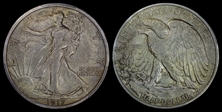 1917-S 50C Reverse AU58