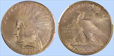 1910-S $10 MS64