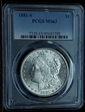 1881-S $1 MS63