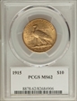 1915 $10 MS62