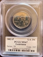 2002-P 25C Louisiana MS67