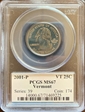 2001-P 25C Vermont MS67