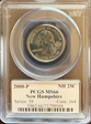 2000-P 25C New Hampshire MS66