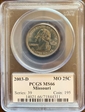 2003-D 25C Missouri MS66