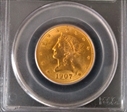 1907 $10 Liberty MS63
