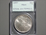 1897 $1 MS64