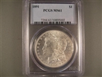 1891 $1 MS61