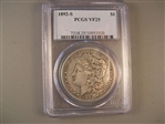 1892-S $1 VF25
