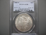 1883-S $1 AU50