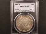 1891-S $1 MS63