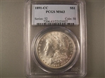 1891-CC $1 MS63