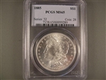 1885 $1 MS65