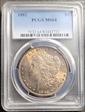 1882 $1 MS64