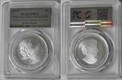 2019 $5 Maple Leaf Silver Modified PR Pride of Two Nations, U.S. Set First Strike PR70