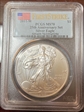 2011-W $1 Burnished Silver Eagle 25th Anniversary Set First Strike SP70