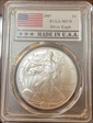 2007 $1 Silver Eagle MS70
