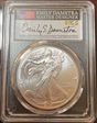 2021 $1 Silver Eagle - Type 2 First Day of Issue Emily S. Damstra MS70