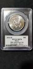 2014-D 50C Silver First Strike - Denver MS70