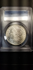 1921 $1 Morgan MS65