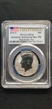 2019-S 50C Kennedy Enhanced Rev PR Set Half Dollar Set - First Strike PR70
