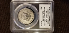 2019-S 50C Kennedy Enhanced Rev PR Half Dollar Set Cleveland Eagle with sun PR70