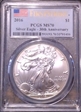2016 $1 Silver Eagle Silver Eagle - 30th Anniversary First Strike MS70