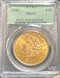 1900 $20 MS63