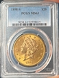 1898-S $20 MS63