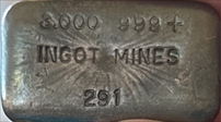   3 OZ 5TH SERIES INGOT MINES 291