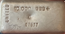   10 OZ 3RD SERIES UNITED 07677