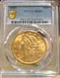 1893 $20 MS63