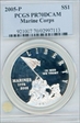 2005-P $1 Marine Corps PR70DCAM