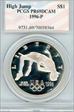 1996-P $1 High Jump PR69DCAM