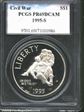 1995-S $1 Civil War PR69DCAM