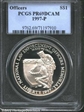 1997-P $1 Officers PR69DCAM