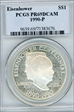 1990-P $1 Eisenhower PR69DCAM