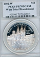 2002-W $1 West Point PR70DCAM