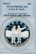 2004-P $1 Lewis & Clark PR69DCAM