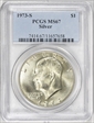 1973-S $1 Silver MS67