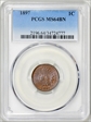 1897 1C MS64BN