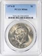 1974-D $1 MS66
