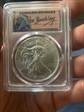 2021 $1 Silver Eagle - Type 1 First Strike Leonard Buckley 1 of 1000 MS70