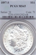 1897-S $1 MS65