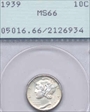 1939 10C MS66