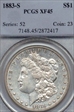 1883-S $1 XF45